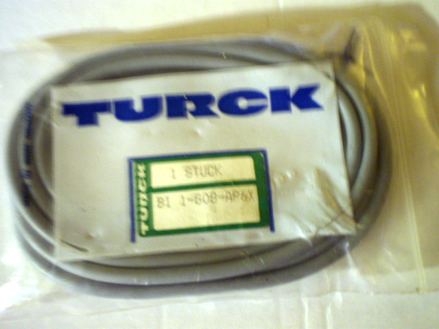 TURCK BI 1-G08-AP6X PROXIMITY SWITCH 10-30 VDC 150MA WITH CABLE NEW NIB
