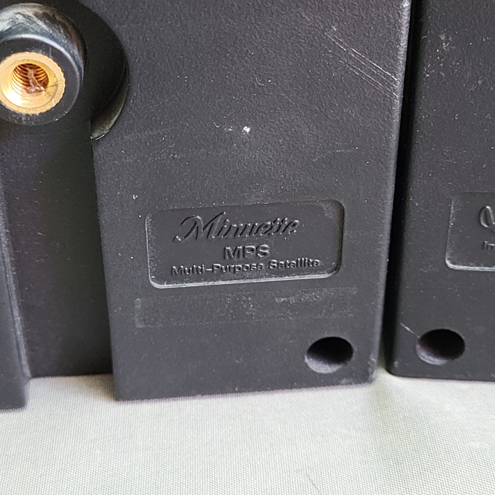 2 - Infinity Minuette Satellite Speakers MPS - Tested.