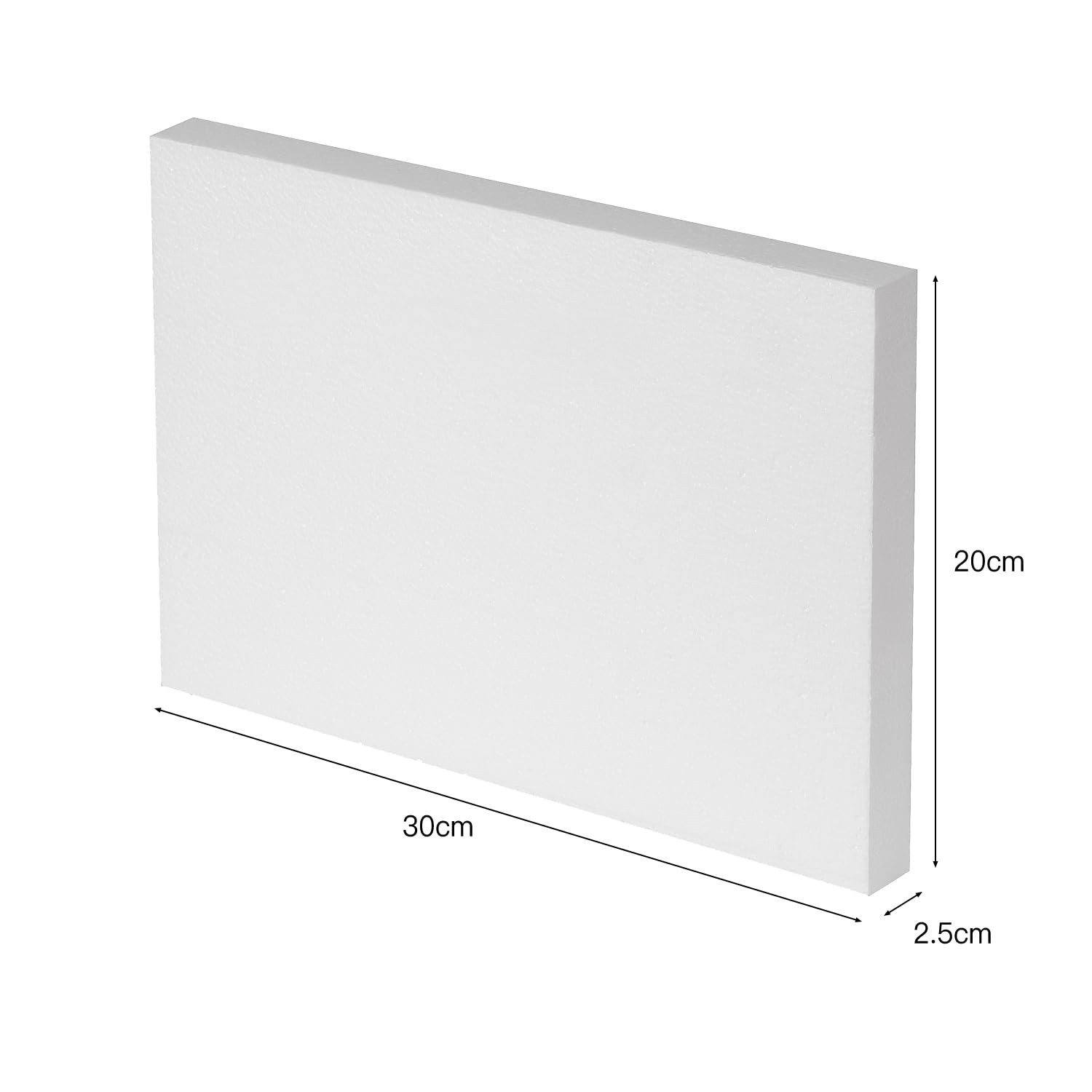 12X8X1 Inch Craft Foam Blocks 4 Pack Polystyrene Foam Sheet Rectangle Foam Bl...