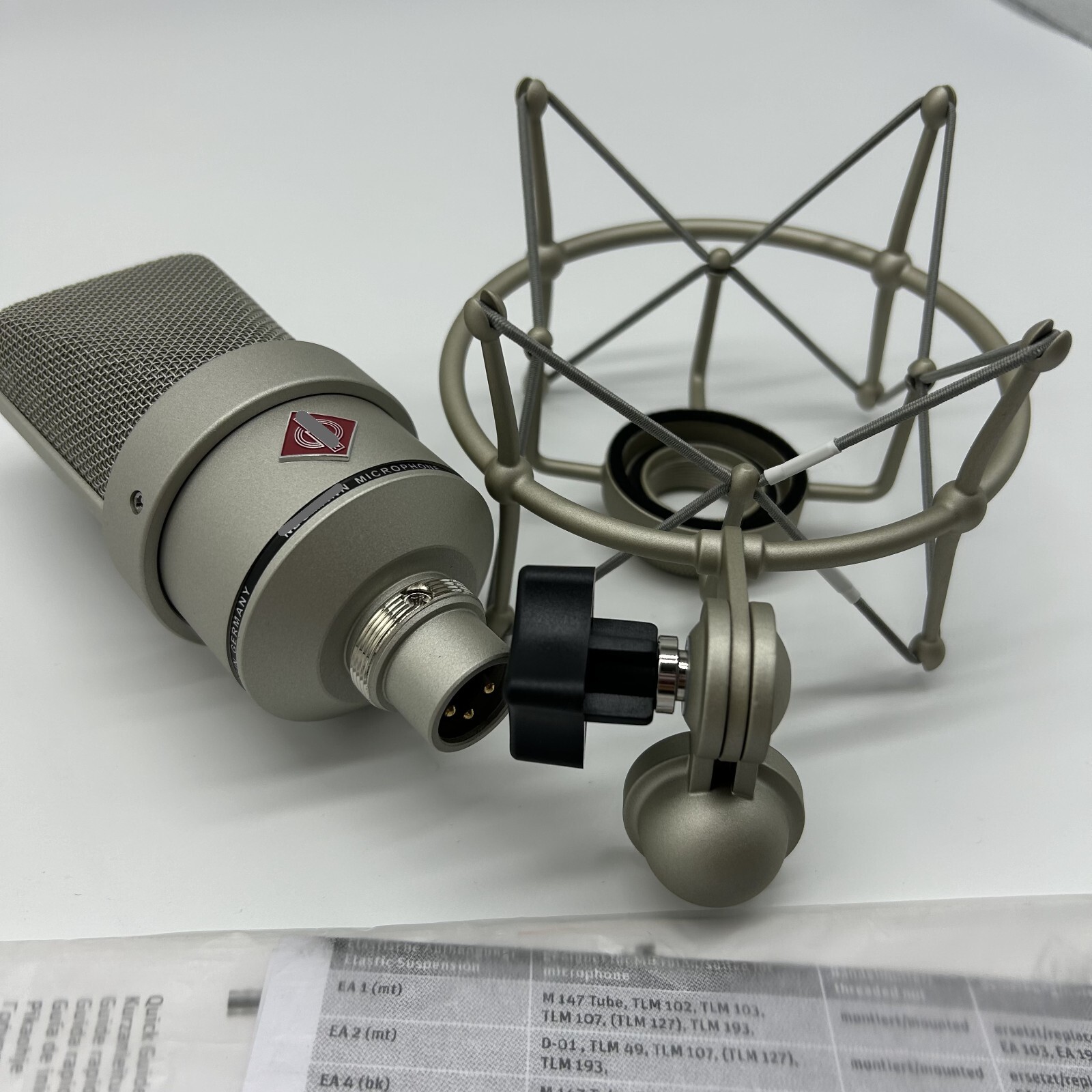 NEW TLM 103 Large-Diaphragm Condenser Microphone w/Box & Shock Mount