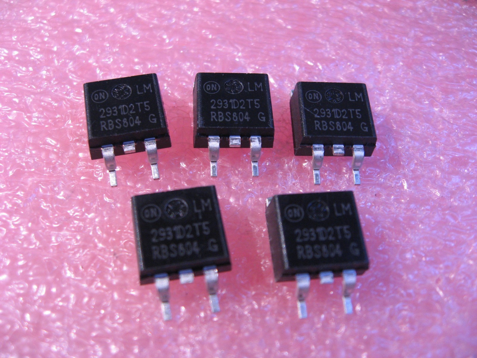 LM2931D2T-5.0 On Semiconductor .1A 5V Voltage Regulator LM2931 - NOS Qty 5