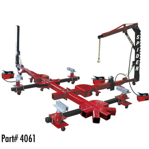 Champ Spider 10 Ton Portable Car Frame Machine with 2 Posts & Overhead Boom 4061