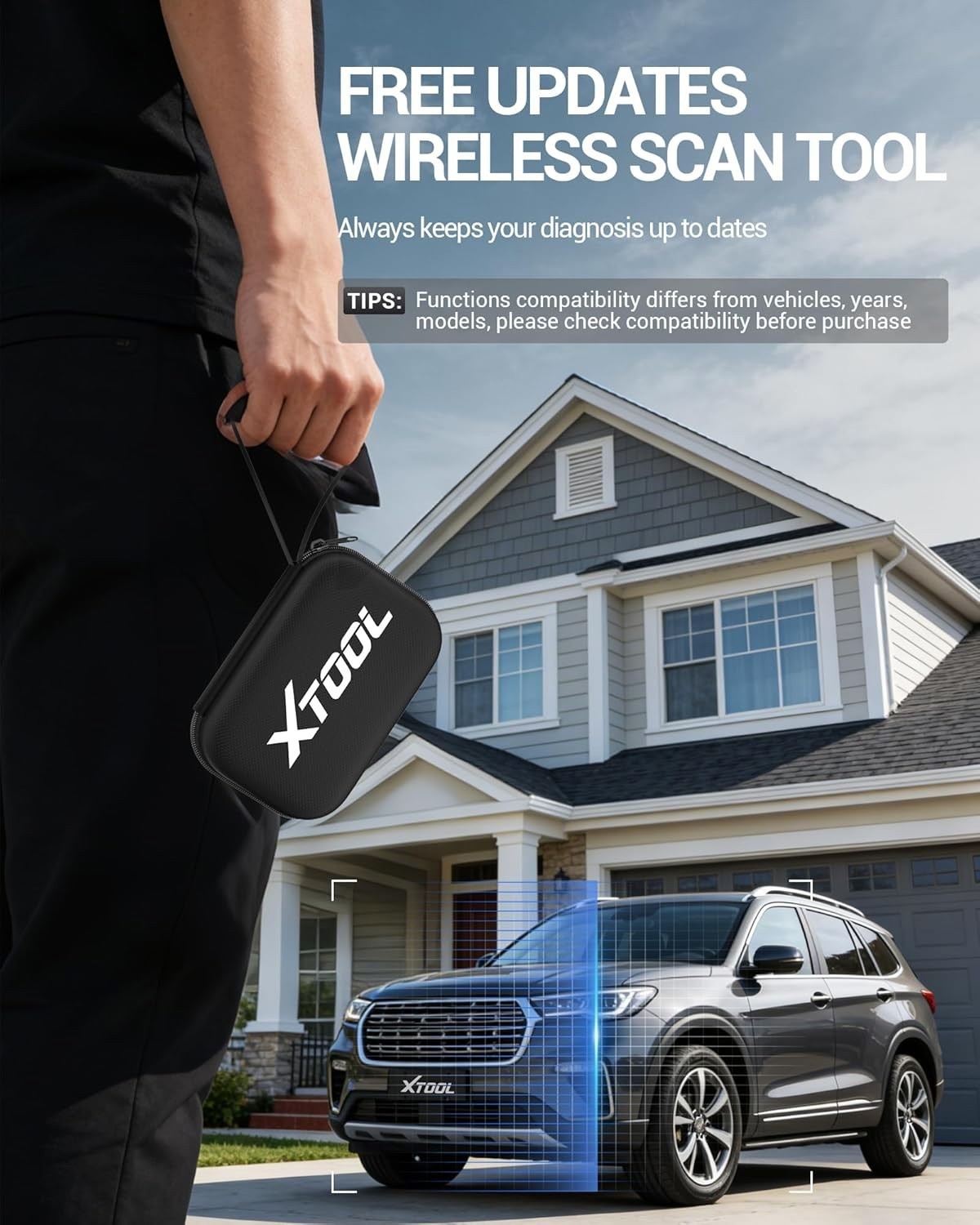 🏆XTOOL Anyscan+ A30M KIT OBD2 Scanner Wireless Code Reader Bidirectional Tool