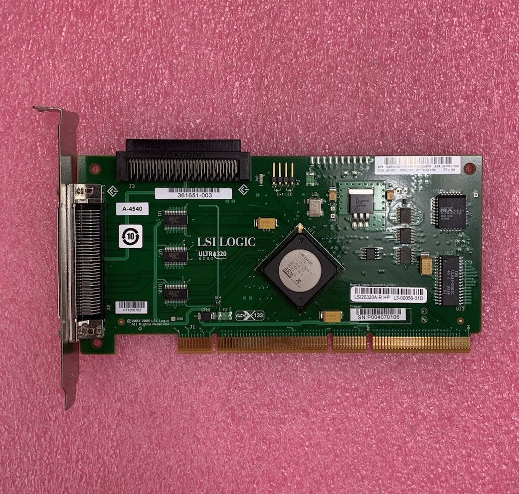 HP LSI Logic LSI20320A-R RAID Controller Card