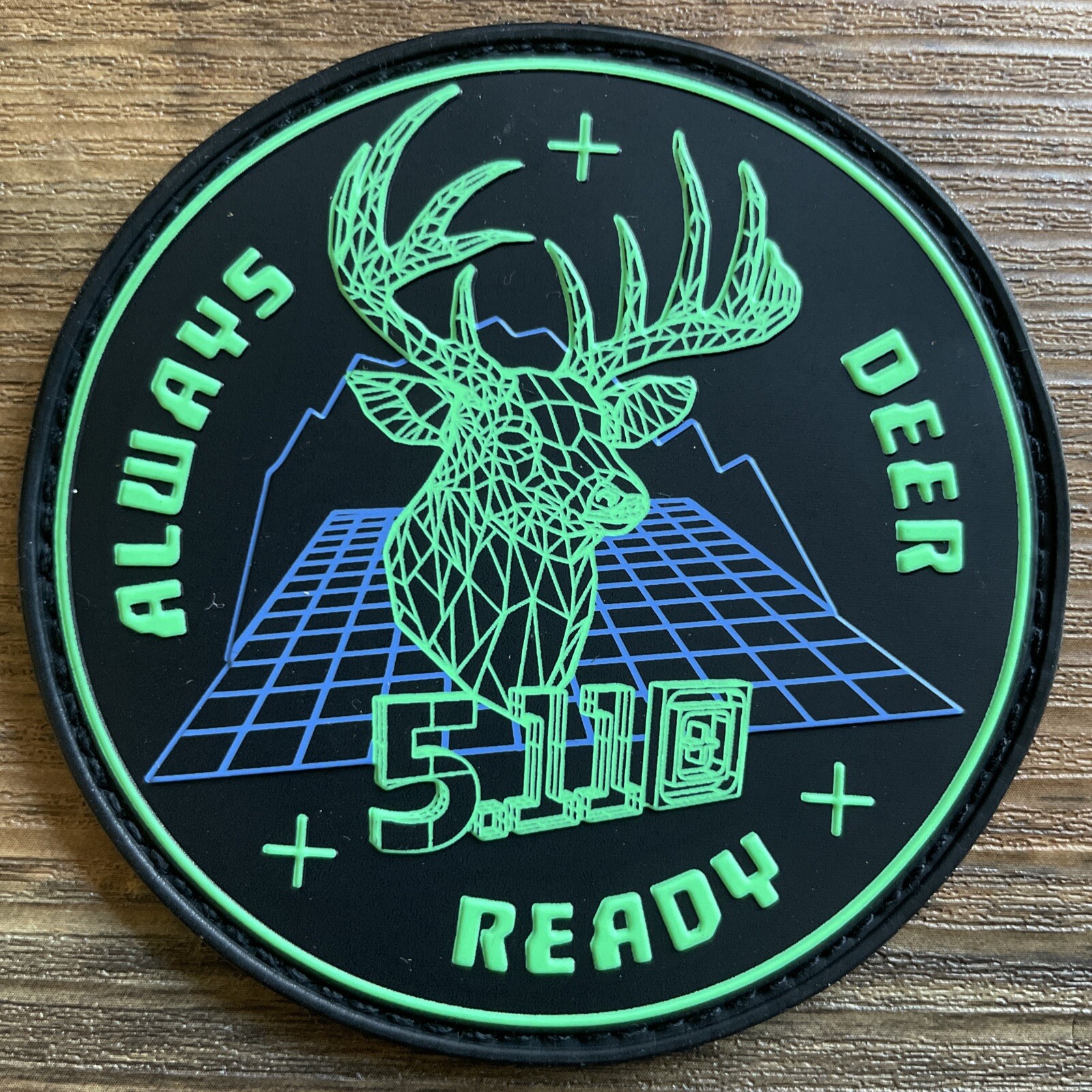 *BRAND NEW* 5.11 DIGITAL DEER PATCH “ALWAYS DEER READY” HOOK BACKING