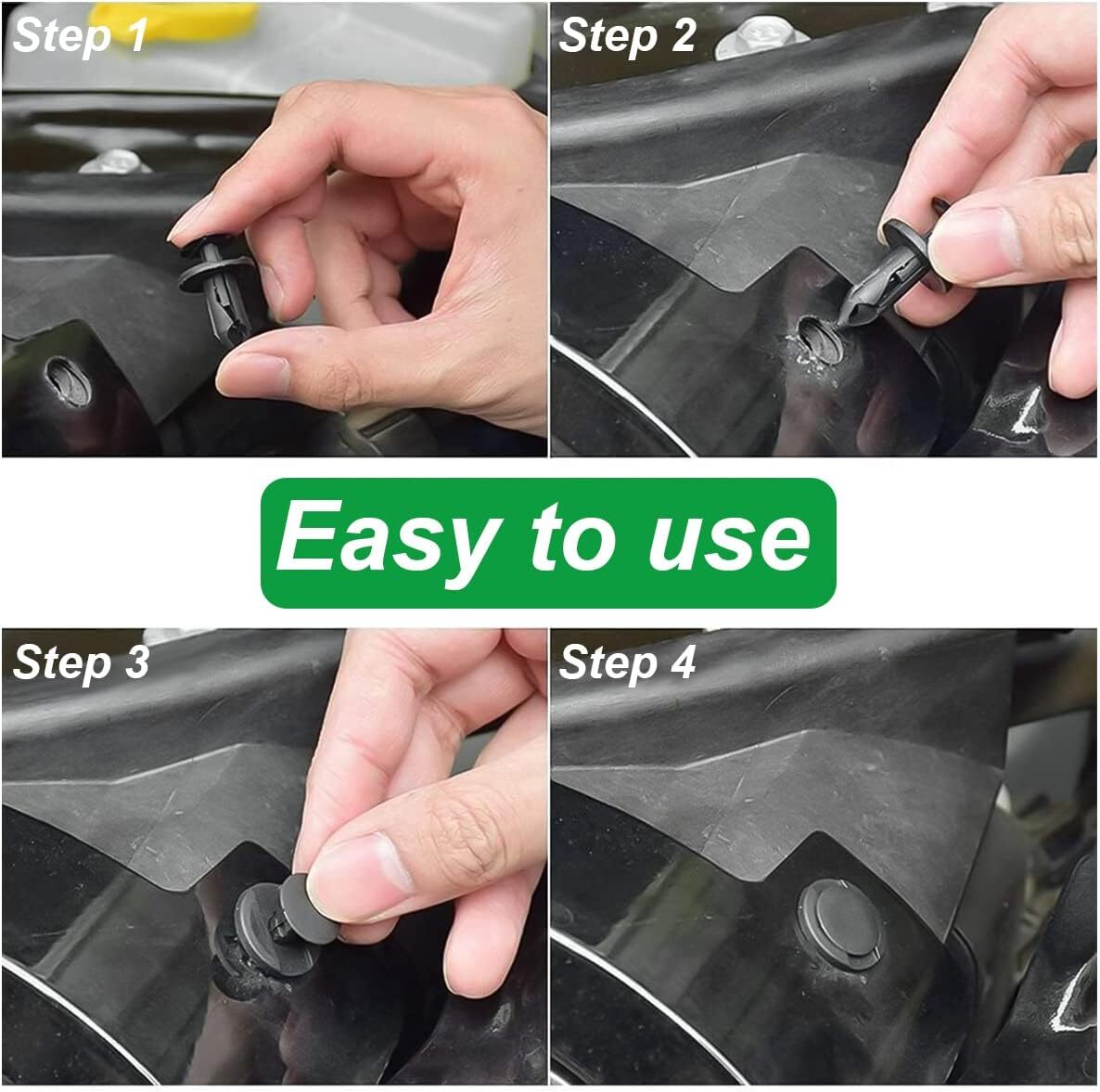 For Dodge RAM Fixing Fastener Kit Bumper Fender Liner Push Retainer Clips 100XUS