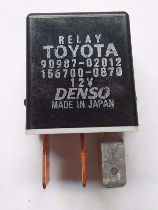 USA SELLER TOYOTA  RELAY 90987-02012 DENSO TESTED 1 YEAR WARRANTY FREE SHIP! T2