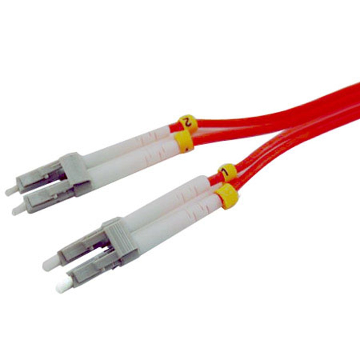 Comprehensive 9.8' MM Duplex 62.5/125 Multimode Fiber Optic Patch Cable, PVC Buf
