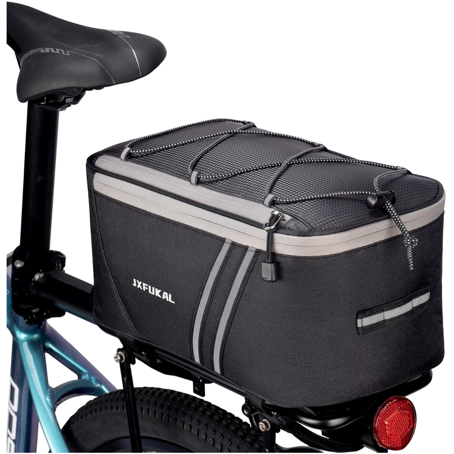Waterproof Bicycle Rack Bag with Insulation - 9L Trunk Carrier for Cyclists