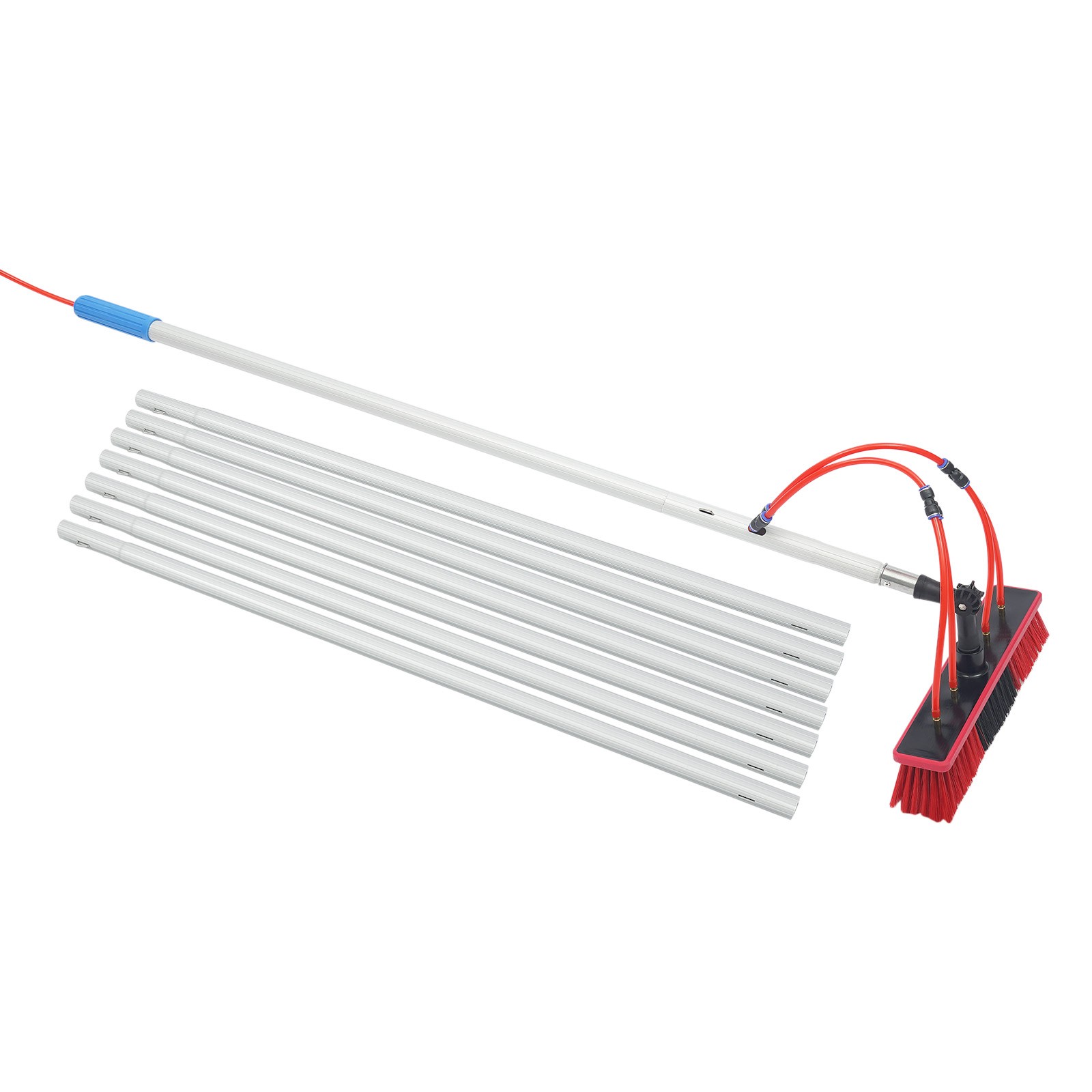 Cleaning Brush & Pole Cleaning Kit Solar Panel Outdoor Window Cleaning Tool