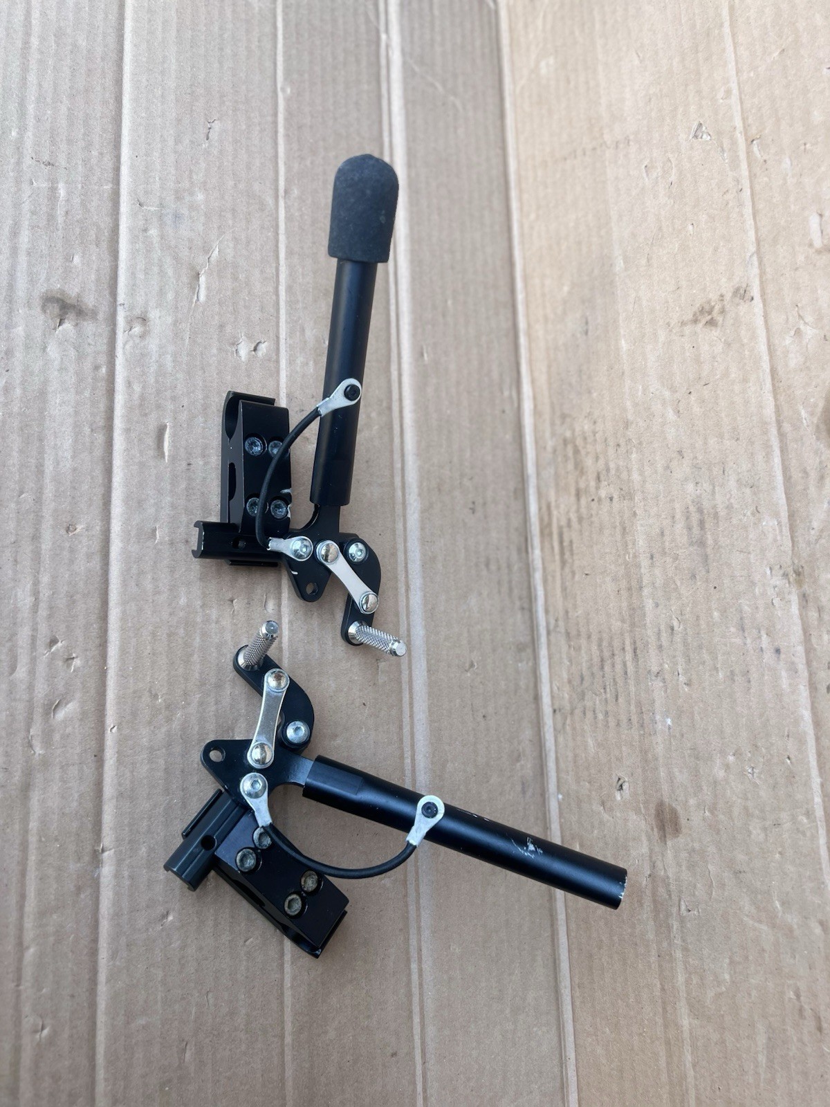 Pair - Pull to Lock Hand Brake Quickie, Ki Mobility Catalyst 5VX Wheelchair #211