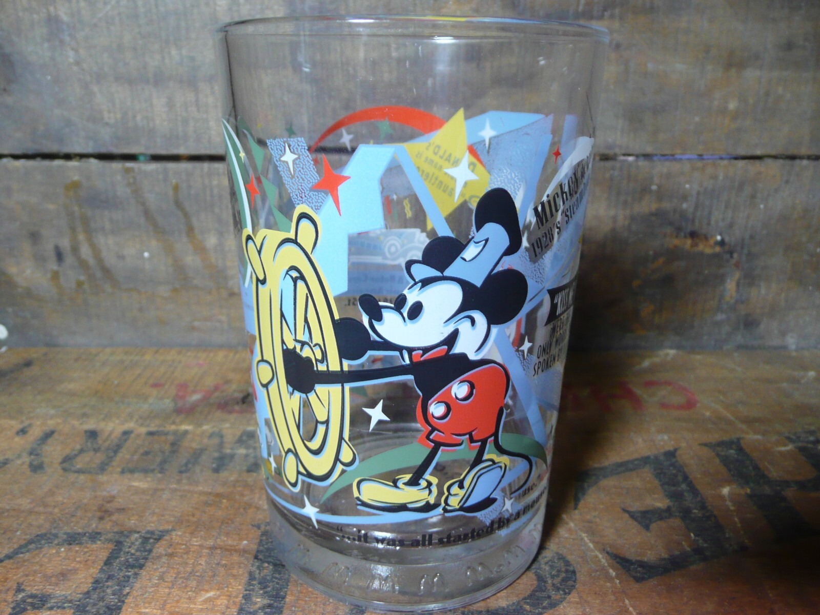 McDonalds Disney Mickey mouse 100 Years Glass