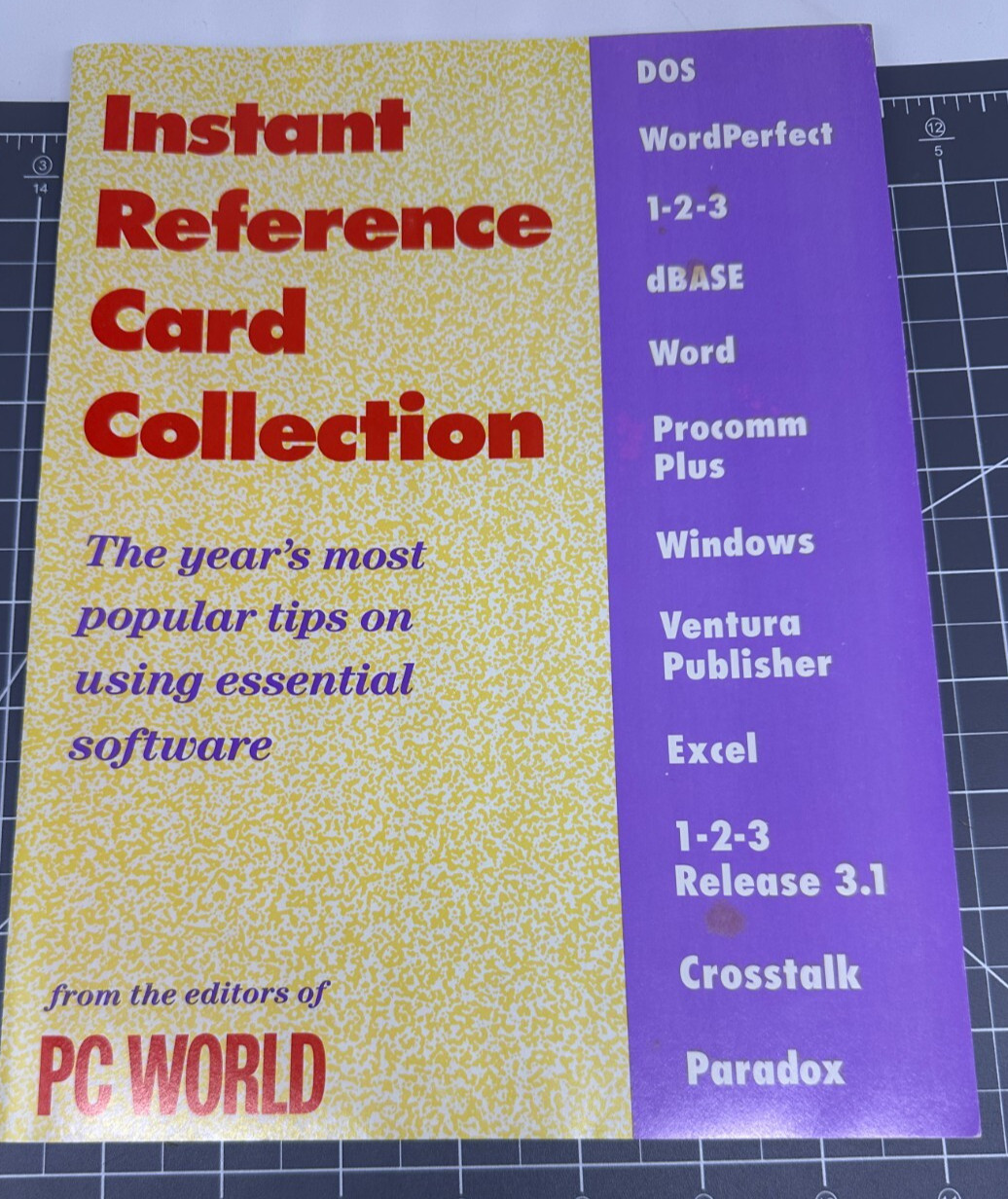 PC WORLD - Instant Reference Card Collection Booklet