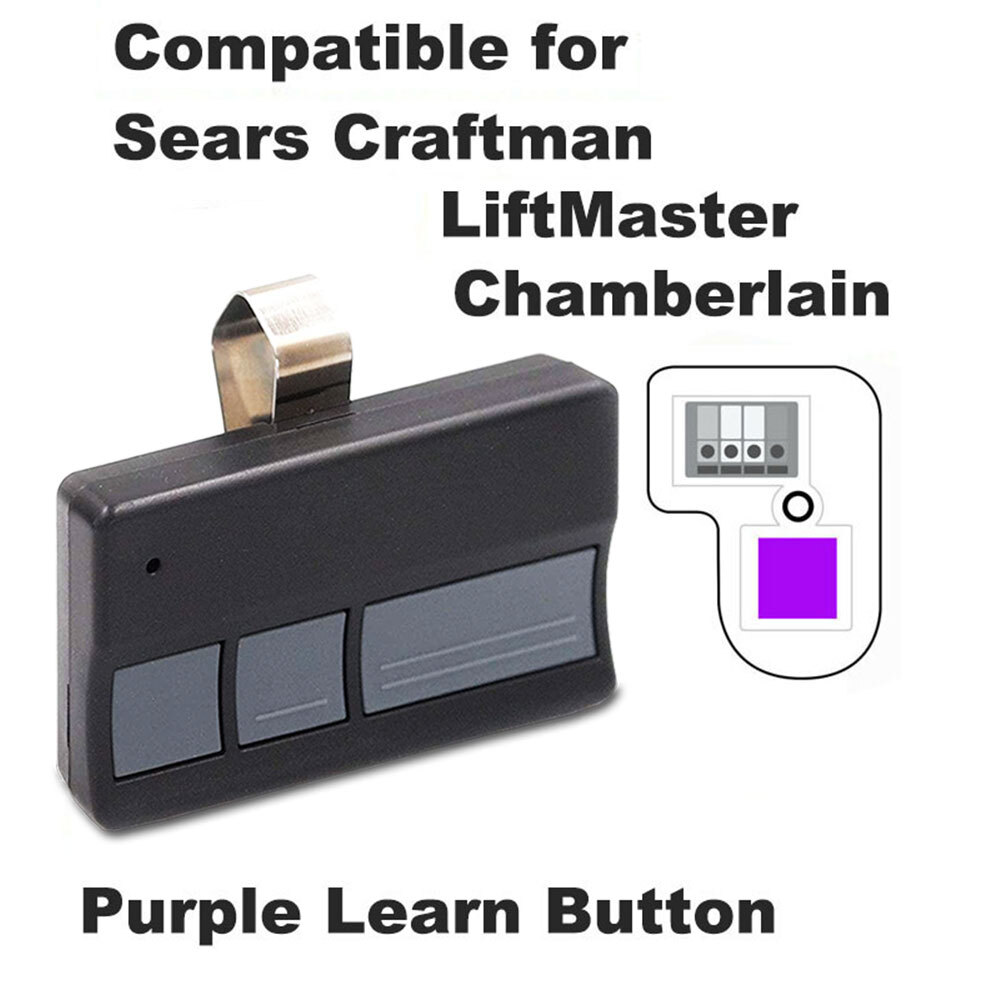 2 Replace for LiftMaster Raynor Remote Control 373LM Button Garage Door Opener