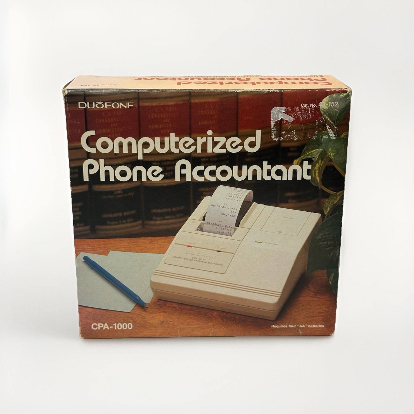 Vintage Duofone CPA-1000 Computerized Phone Accountant Radio Shack w/Box