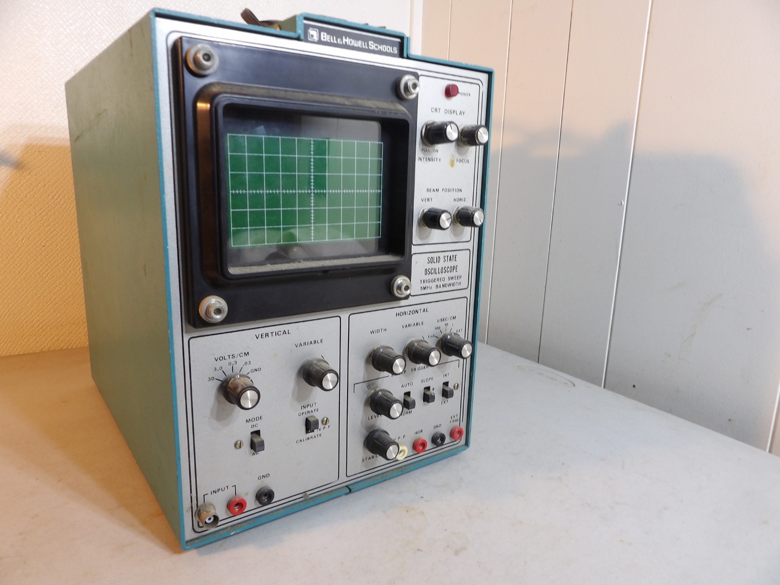 Bell Howell School Oscilloscope Model 100-203-31 Parts only