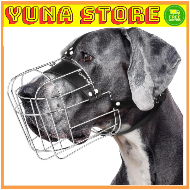 Extra Large Dog Muzzle for Great Dane – Cage Muzzles for Barking and Prevent ...