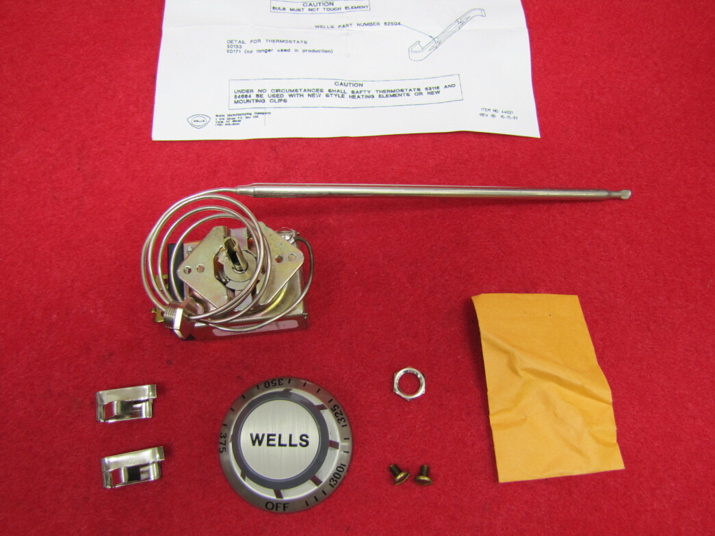 THERMOSTAT. WELLS. INVENSYS APPLIANCE CONTROLS. SP-715-24. 35510