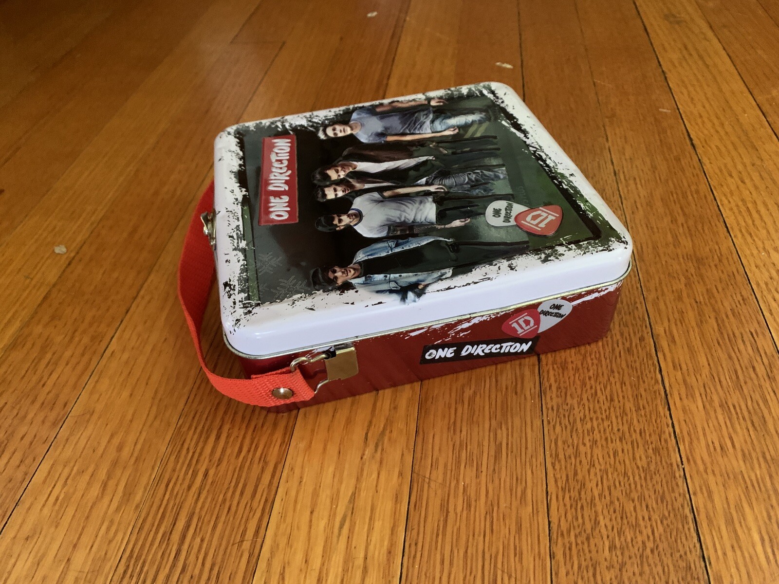 One Direction Metal Lunch Box / Sandwich Box; RARE / Vintage