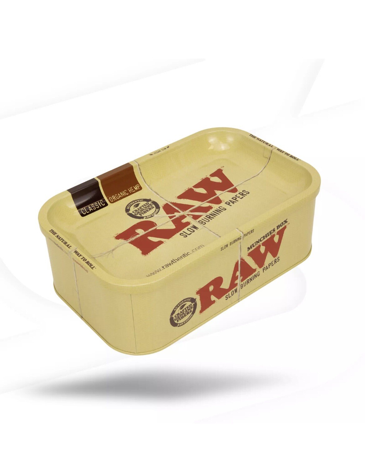NEW RAW Metal Munchies Box Storage & Tray 10.8x6.9x3.6’’+ raw PHOENIX LIGHTER