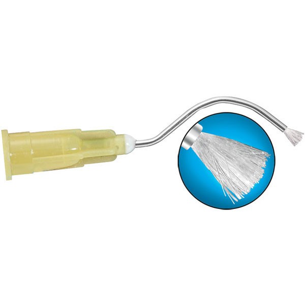 Vista Apex Vista Apex Stat-Flo Brush Tips - 19ga, Yellow 100/Pk.