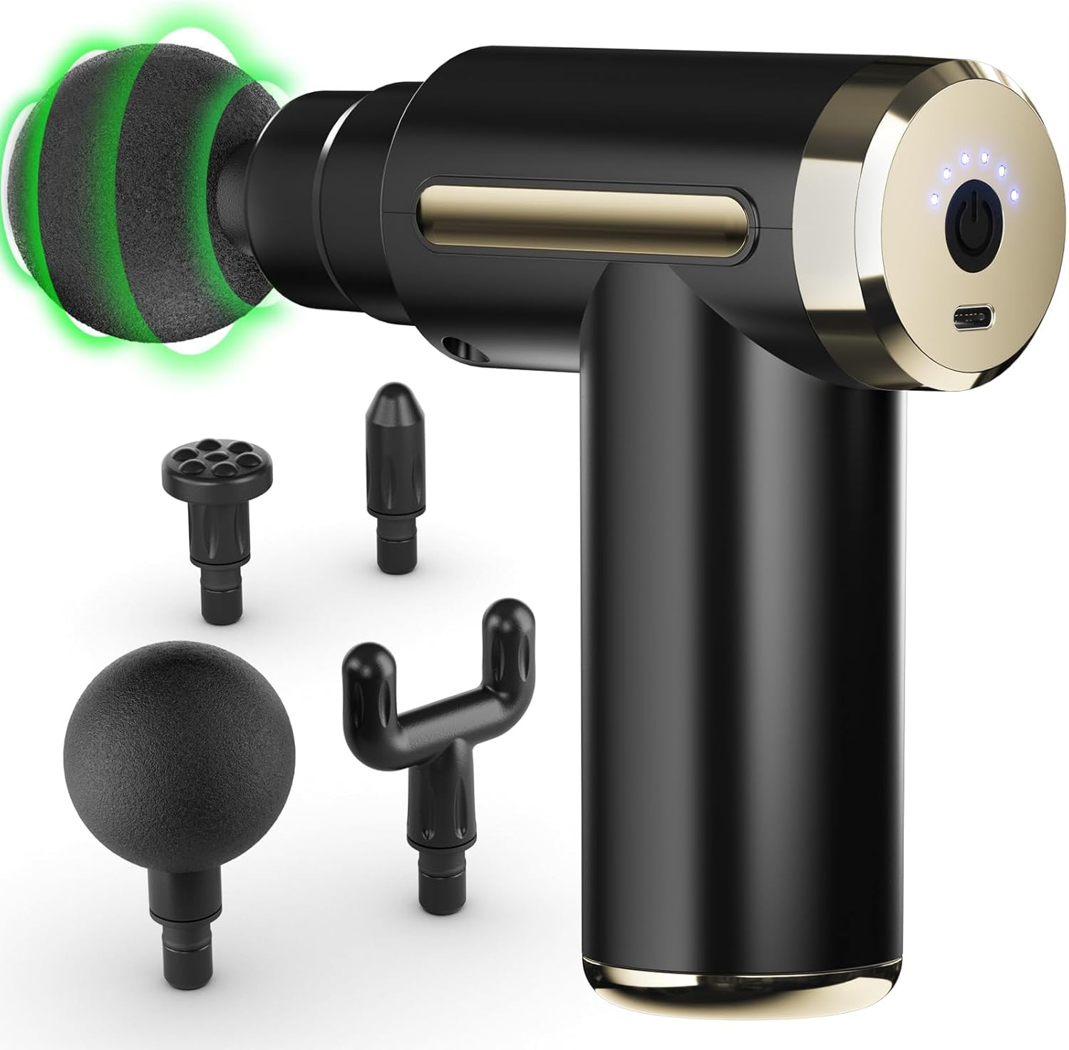 Mini Massage Gun Deep Tissue Percussion Electric Handheld Muscle Massager Gift