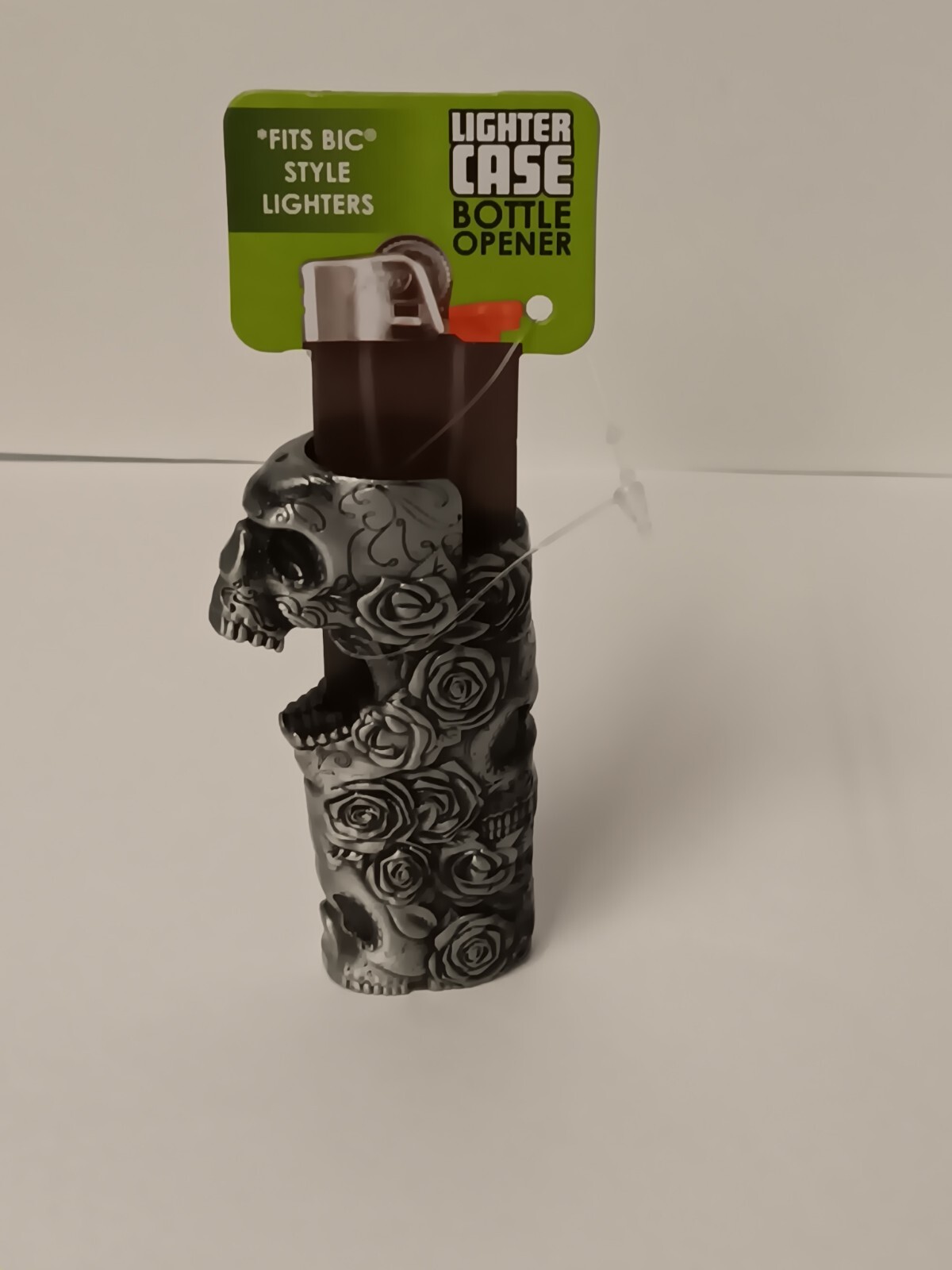 Smokezilla Lighter Case, Matte Black or Pewter, with Bottle Opener