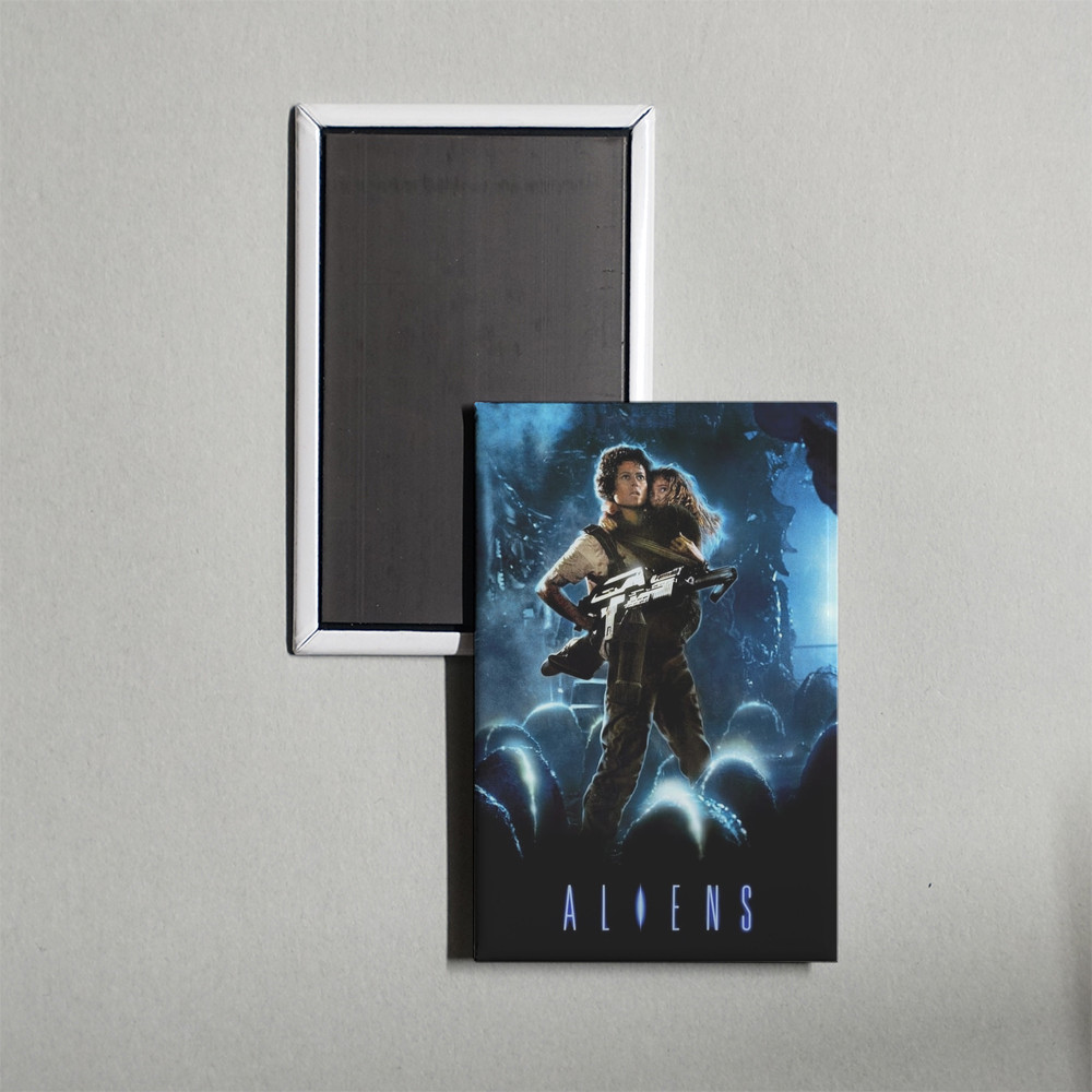 Aliens Mini Movie Poster Fridge Locker Magnet