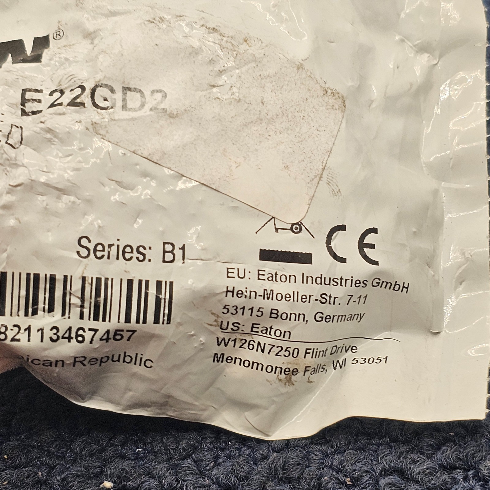 Eaton E22GD2: Cutler Hammer Switch Actuator