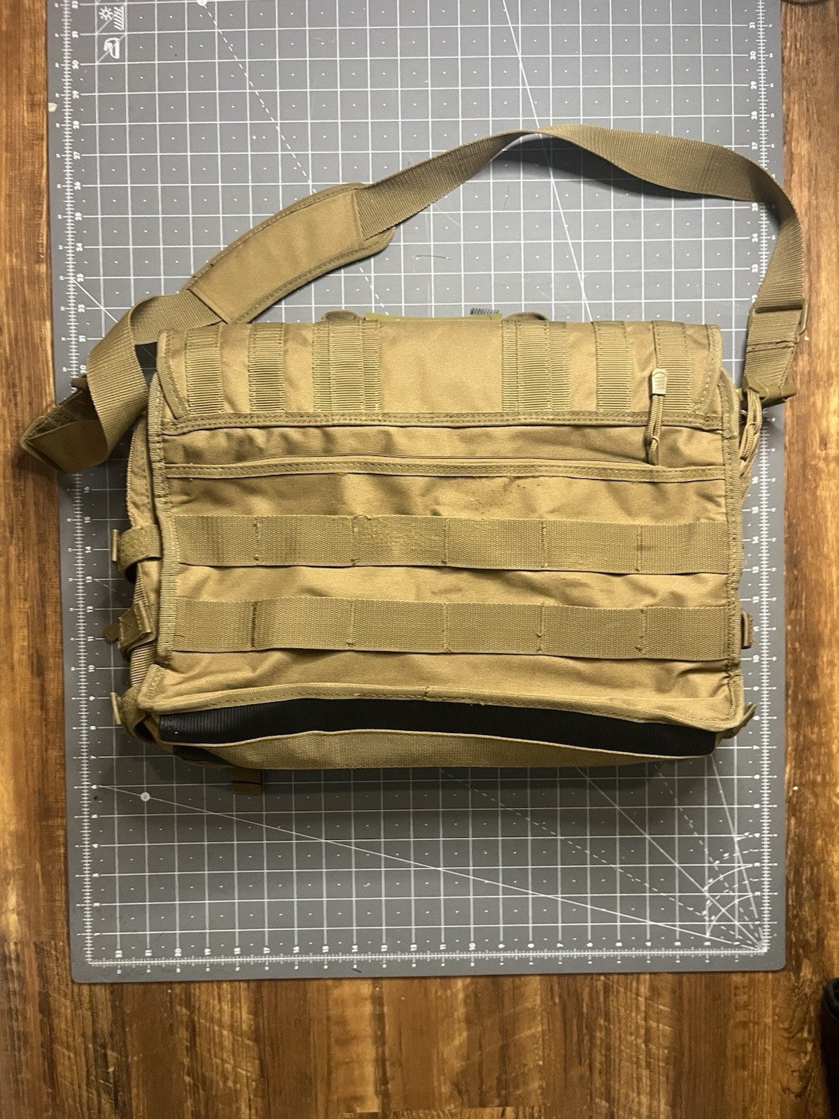 Code Alpha Tactical Gear Computer Laptop Messenger Bag TAN