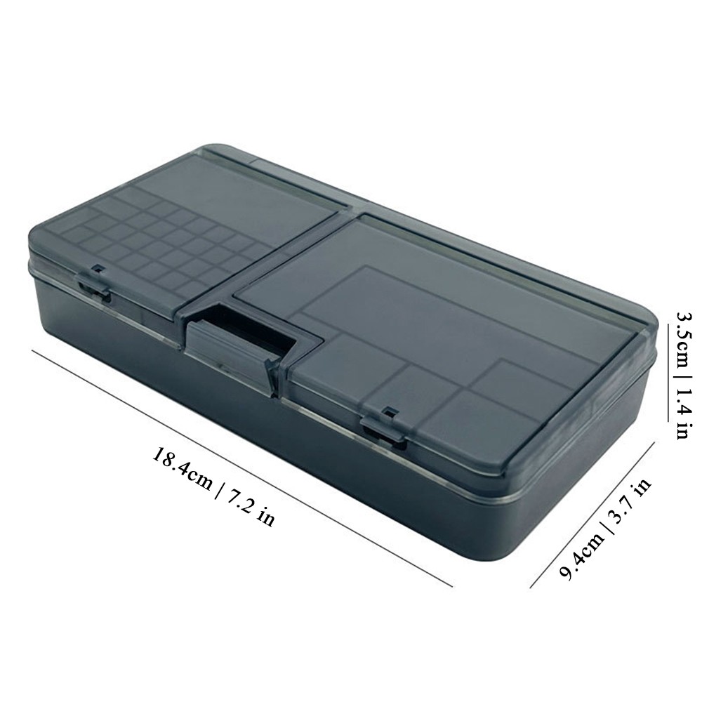 DIY Storage Screw Accessories Organization Storage Box Double-layer Simple