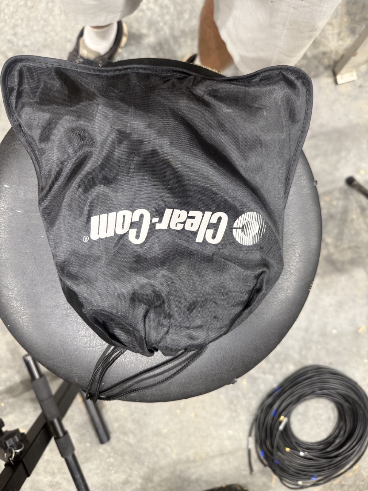 Clear-Com Clearcom CC-300 Single-Ear Microphone Headset 4 pin Female with BAG!