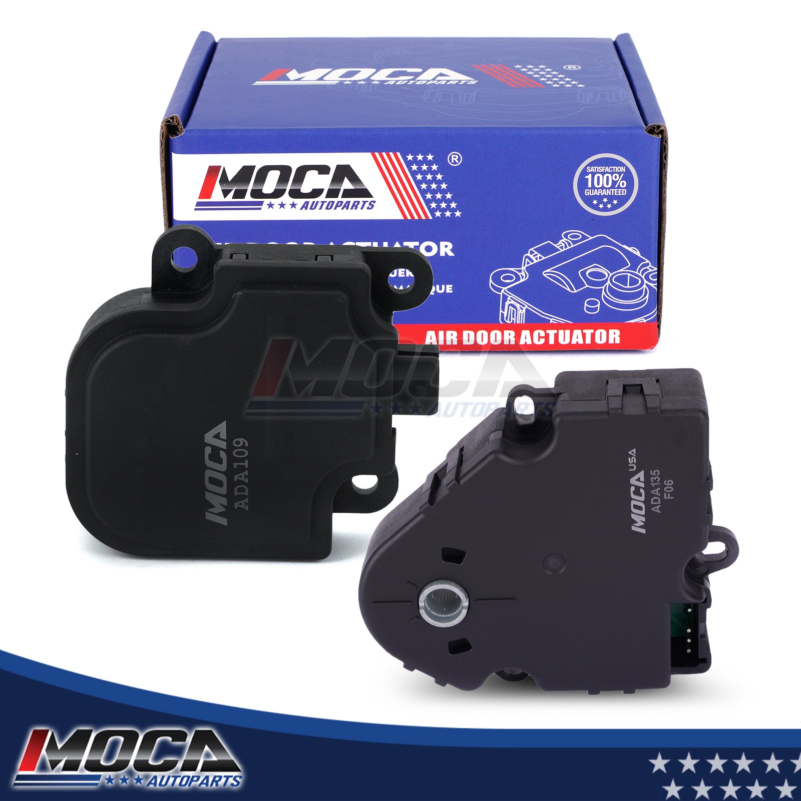 2Pcs HVAC Blend Door Actuator for Chevrolet Malibu Pontiac G6 Saturn Aura L4 V6