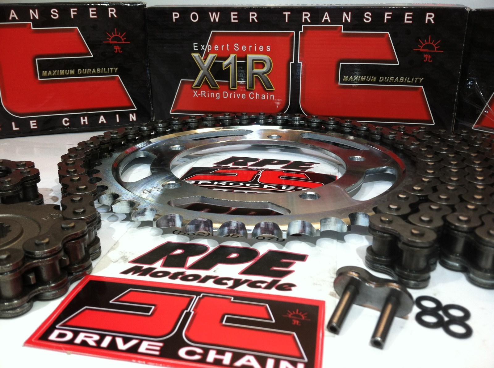 2006-2009 Yamaha R6s R6-S JT X1R 530 Natural Silver FWY Chain and Sprockets Kit