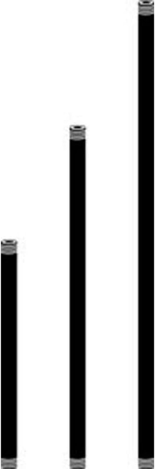 15656BKT Accessory Stem 1/2NPSM 12-Inch, Textured Black