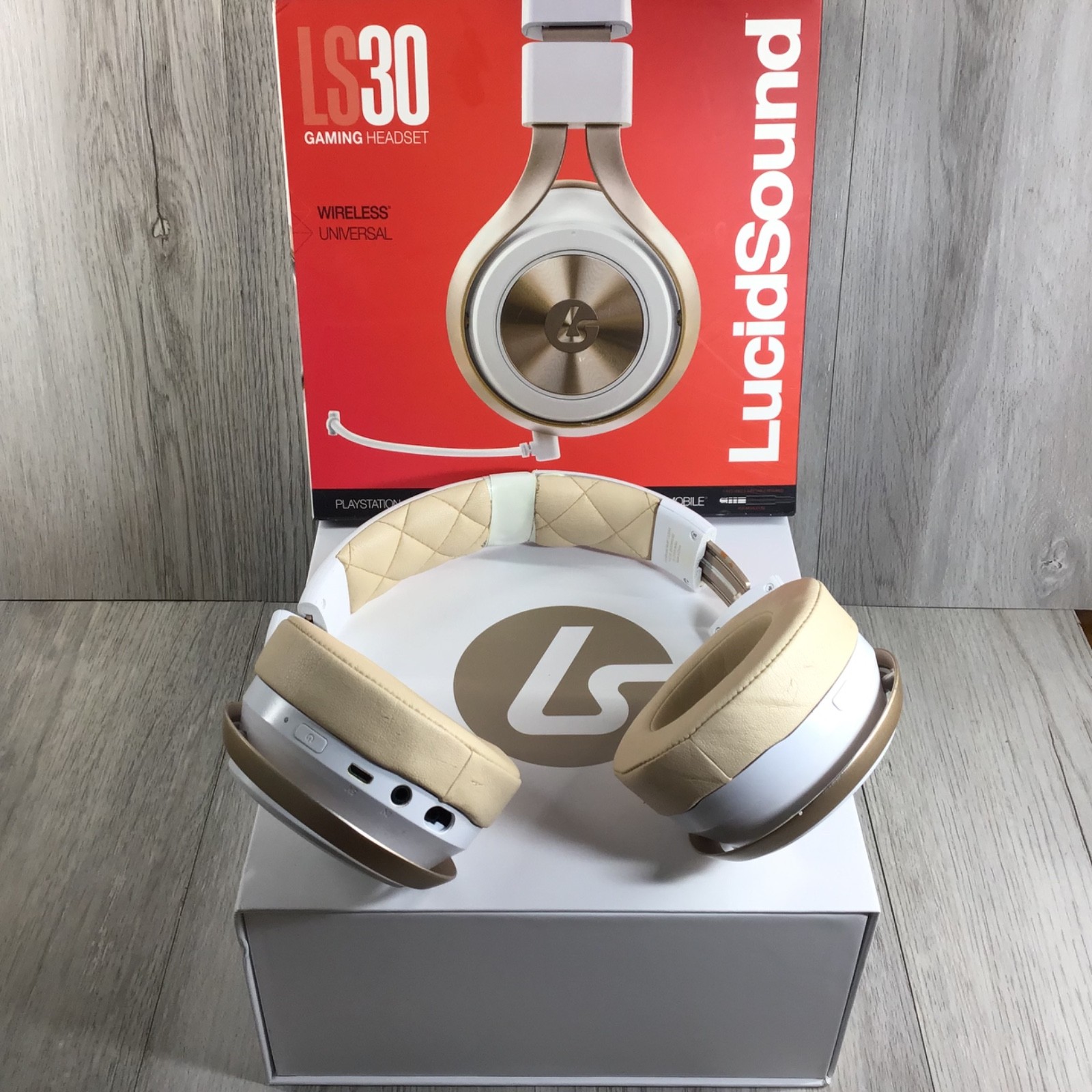 LucidSound LS30 Wireless Surround Sound Rose Gold Gaming Headset *Parts/Repair*
