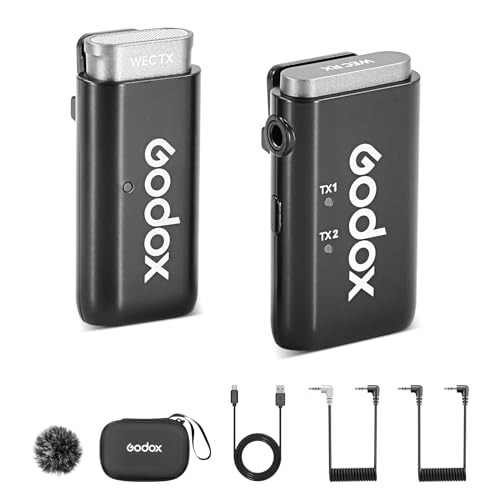 WEC Kit1 Wireless Lavalier Microphone | Noise Cancellation, 656ft