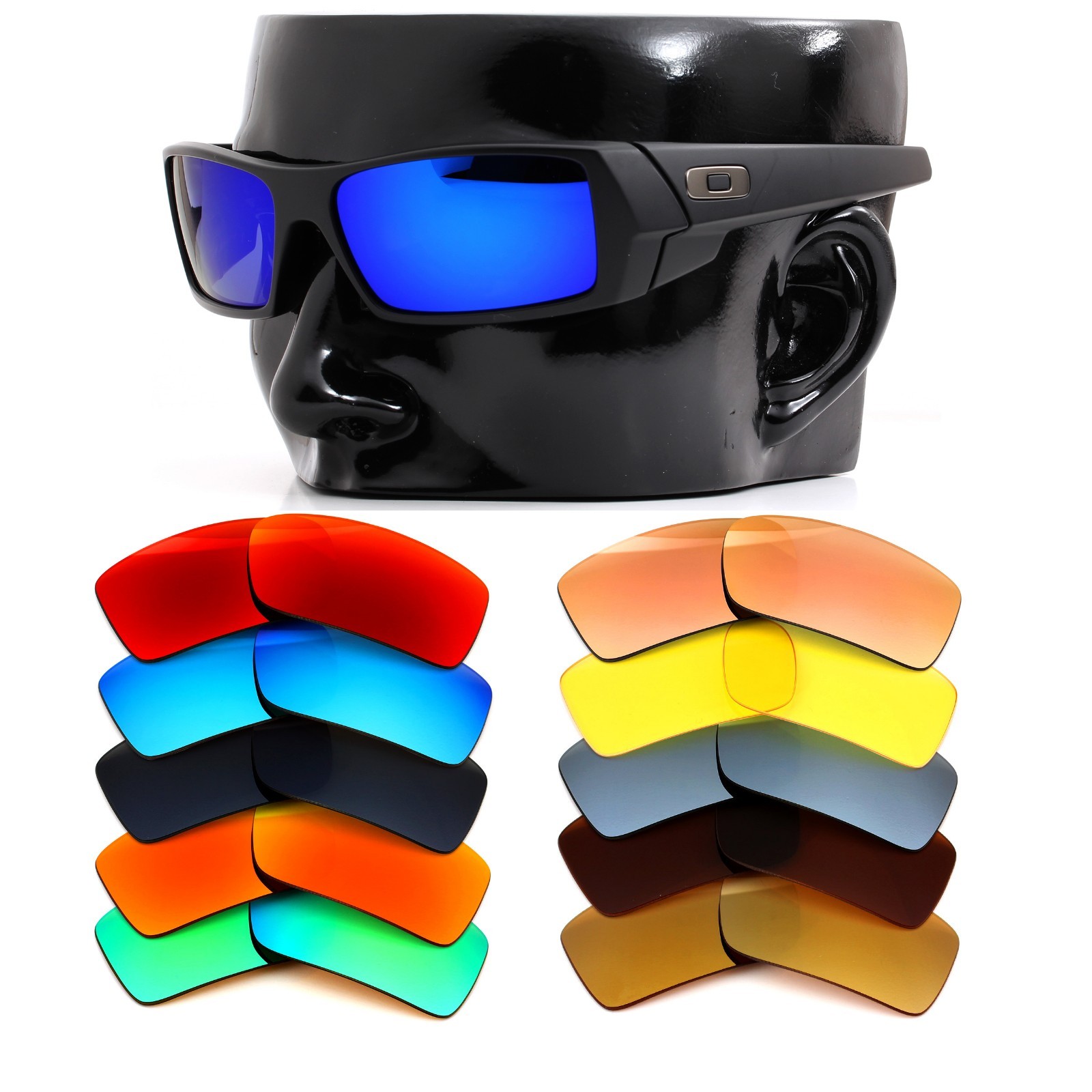 Polarized IKON Iridium Replacement Lenses For Oakley Gascan Sunglasses