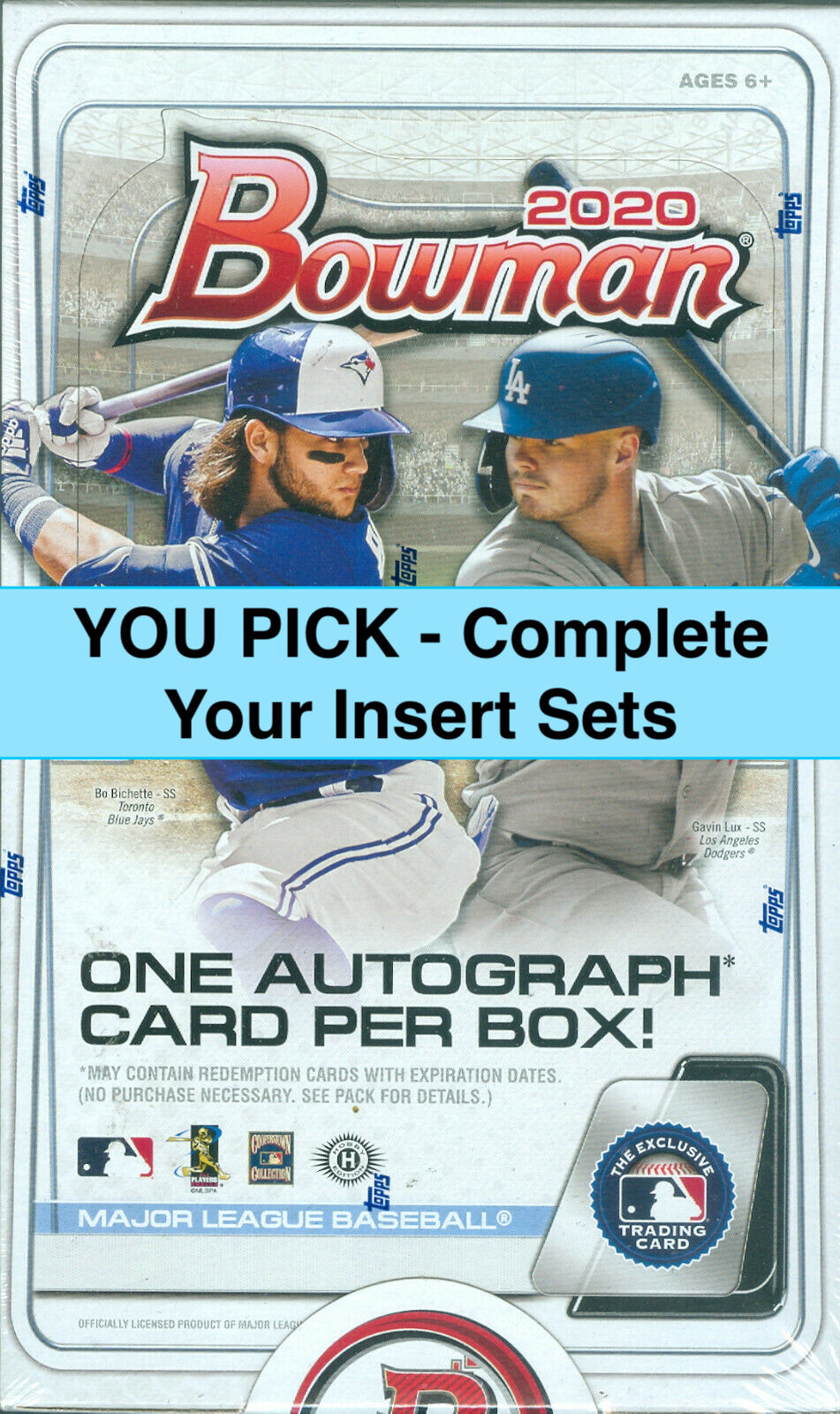 2020 Bowman Inserts: Hidden Finds, Talent Pipeline, ROYF, '90 Bowman - You Pick