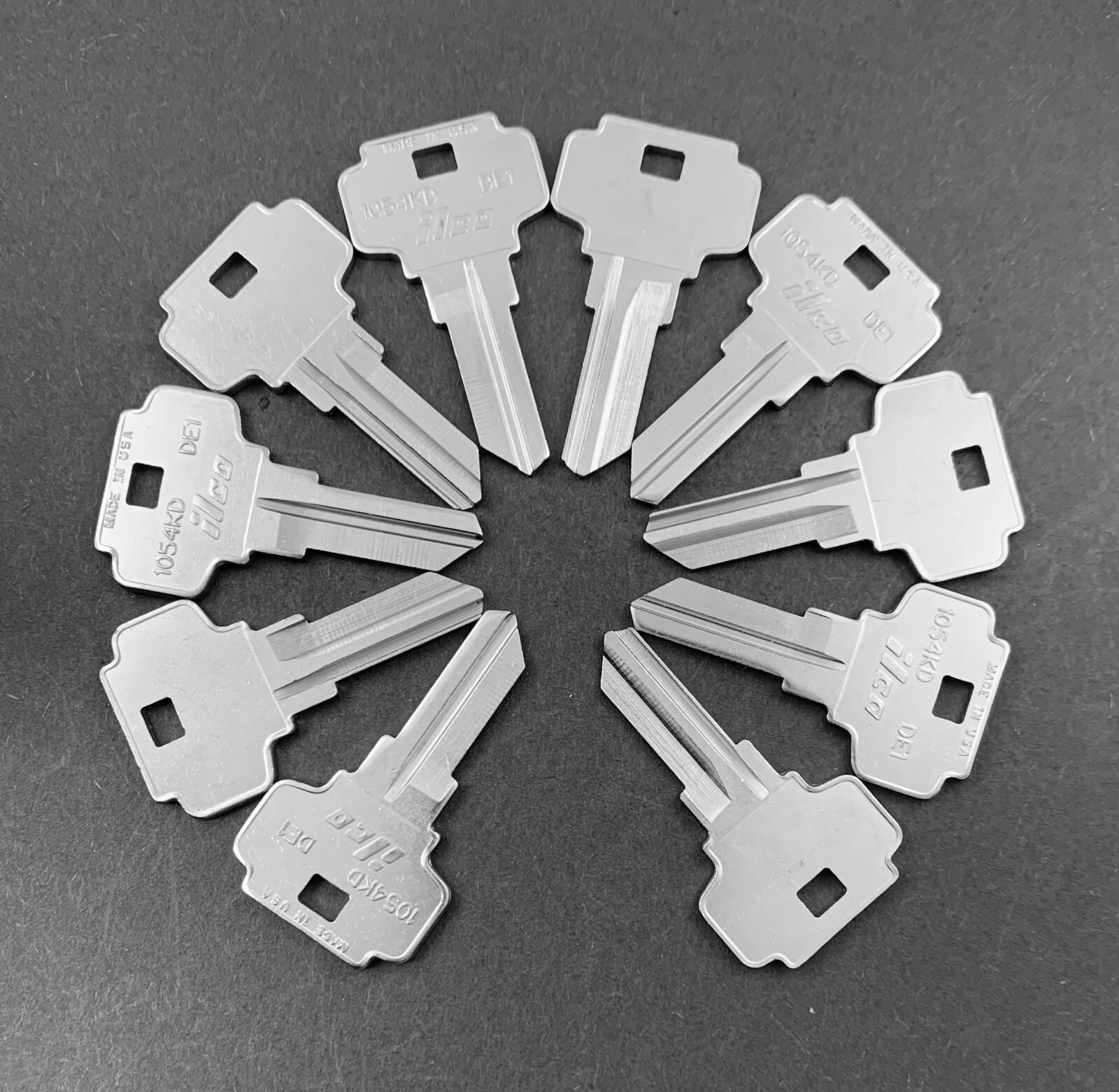 Lots of 2/5/10 DE1 1054KD Type 5 Pin Key Blanks for Dexter #61 Keyway