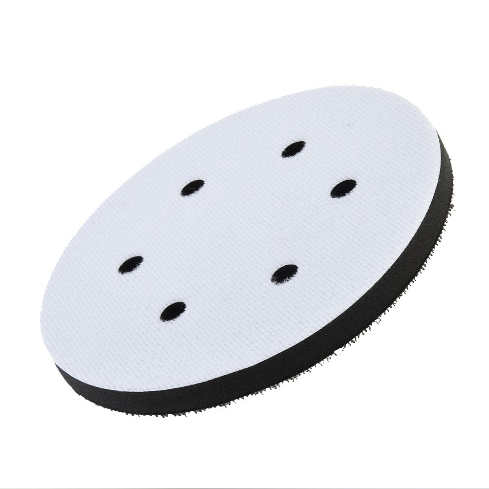 Interface Pad Soft Interface Pad 150mm 6 Hole Disc Pad Foam Disc Hook&Loop