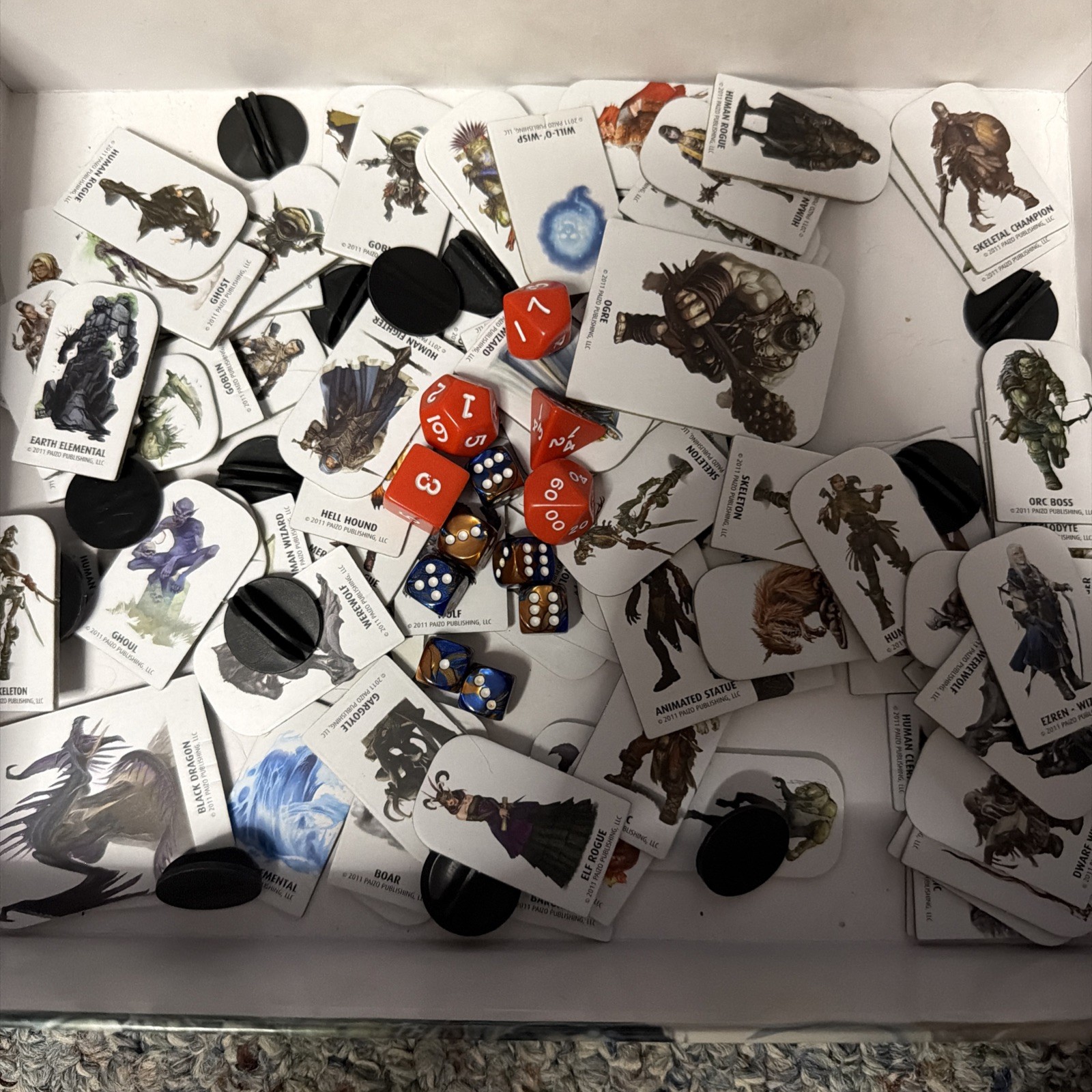 BOXED PATHFINDER ROLE Playing Game Parts Missing Board