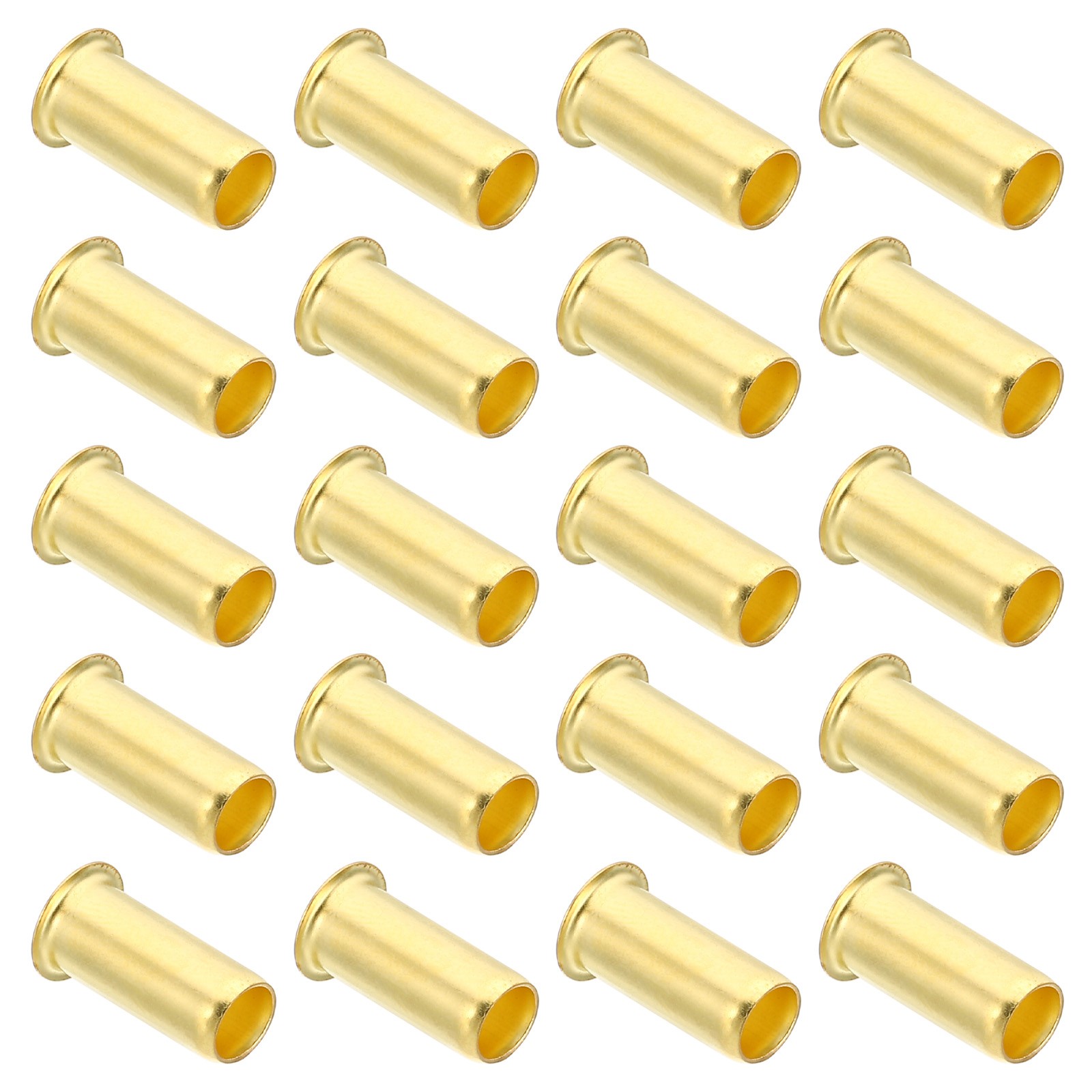 40Pcs 8mm OD x 6mm ID Tube Brass Compression Insert