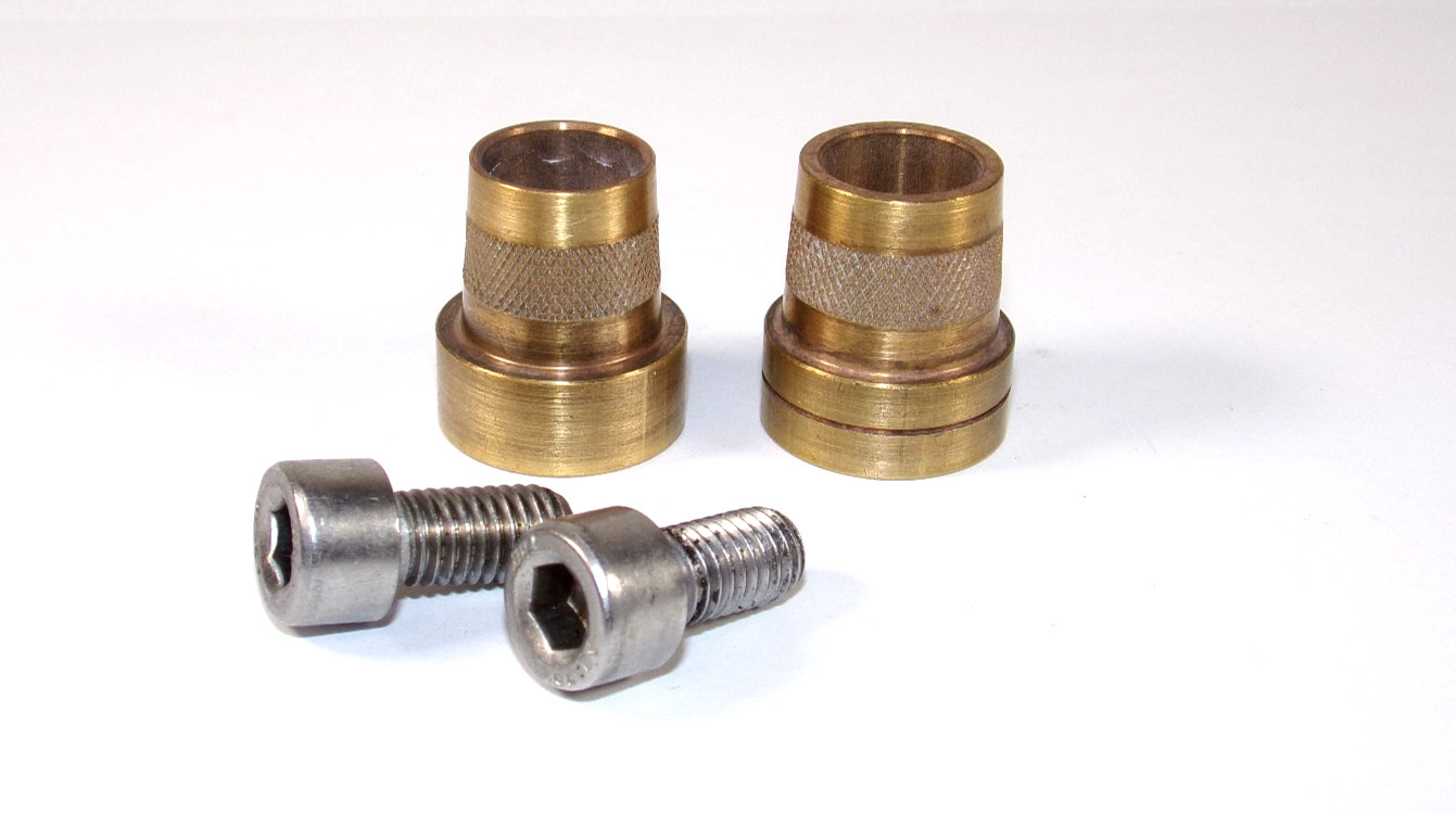 M6 Tall Brass Post Adapter, Brass Battery Post Adapter
