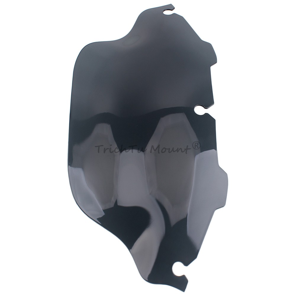 Light Gray 8" Wave Windshield Windscreen Fit for Harley Electra Glide 1996-2013