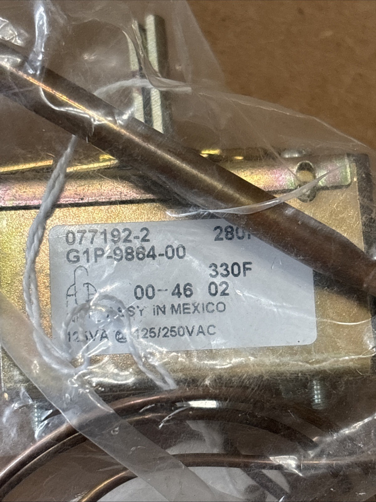 Ranco/Cleveland Thermostat 077192-2