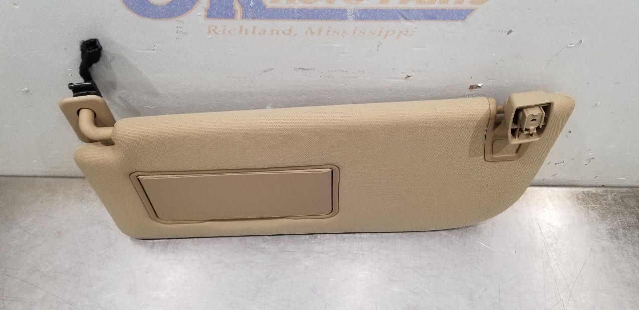20 FORD F150 CREW CAB SUN VISOR ILLUMINATED GDO LEFT DRIVER TAN