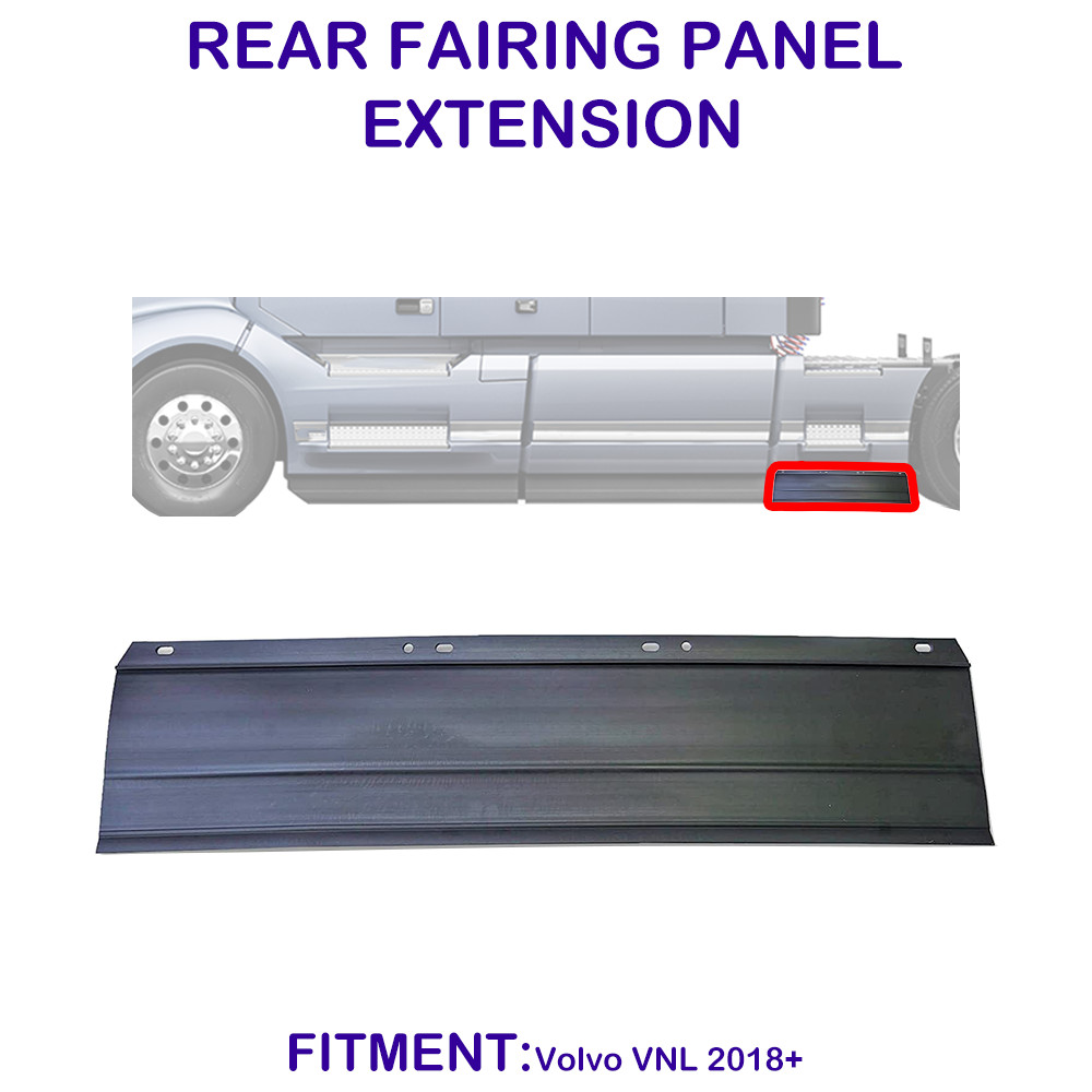 Rear Step Fairing Panel Extension for Volvo VNL 2018-2024 Driver (Left) Side