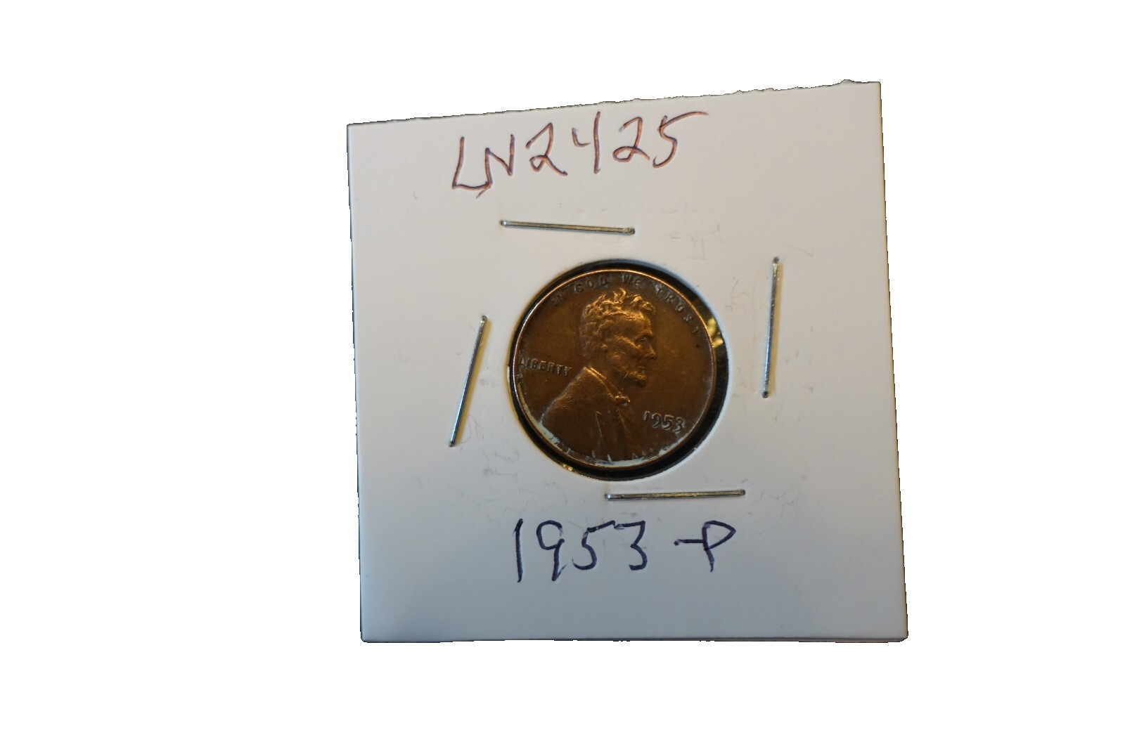 1953-P 1 cent Lincoln  Penny