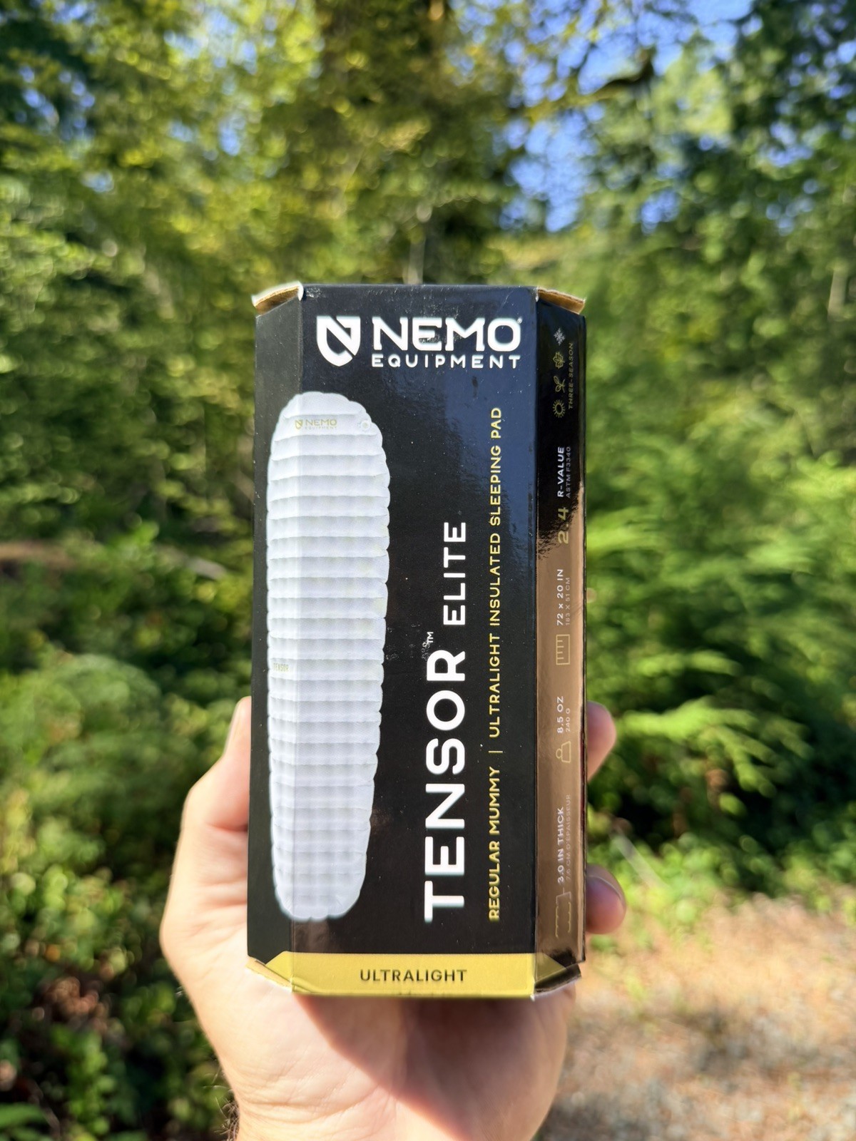 Nemo Tensor Elite Ultralight Insulated Sleeping Pad - Regular Mummy 72"x20"